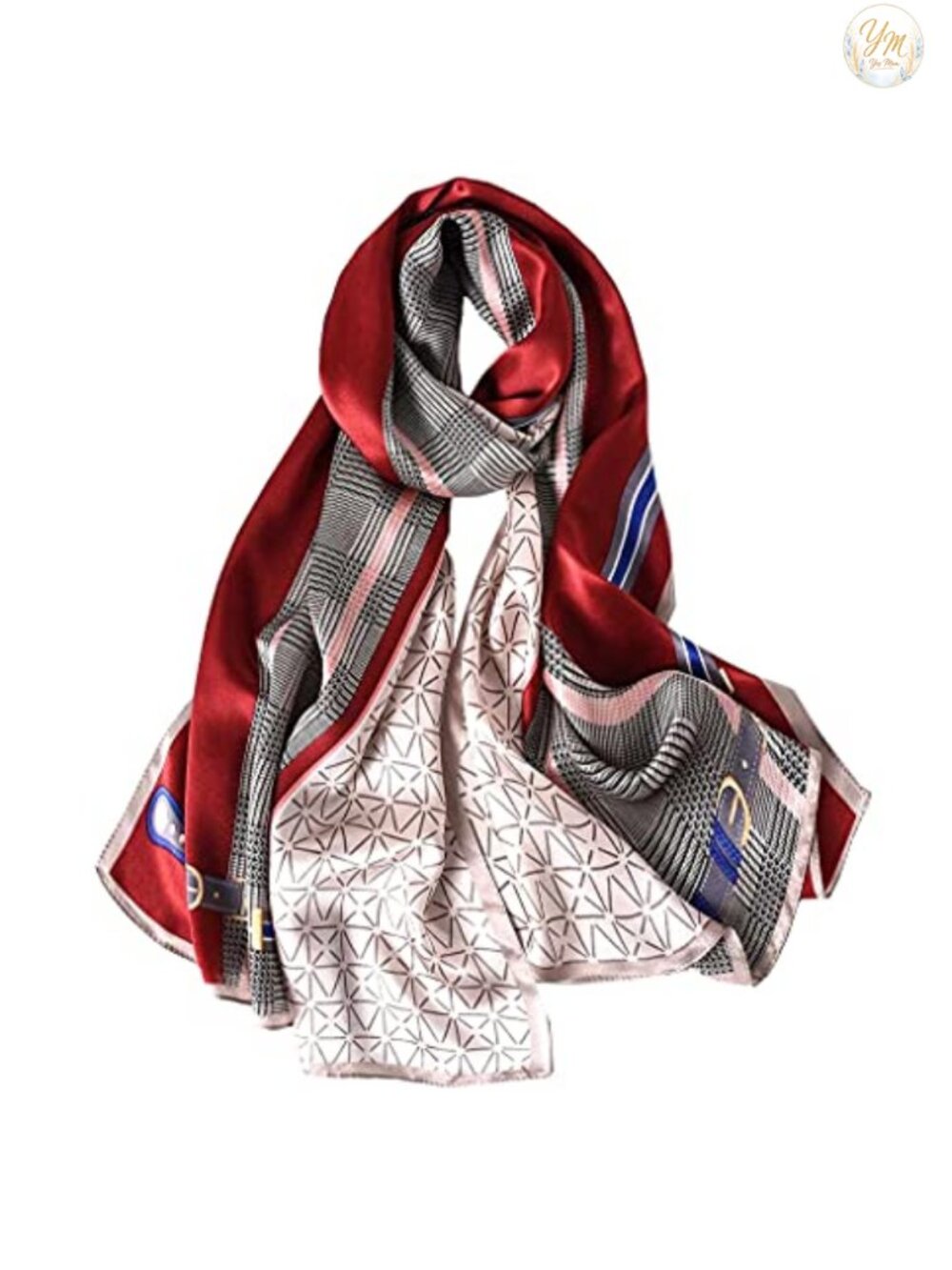 100% Mulberry Silk Long Scarf Large Oblong Shawl Wrap Gift Packed